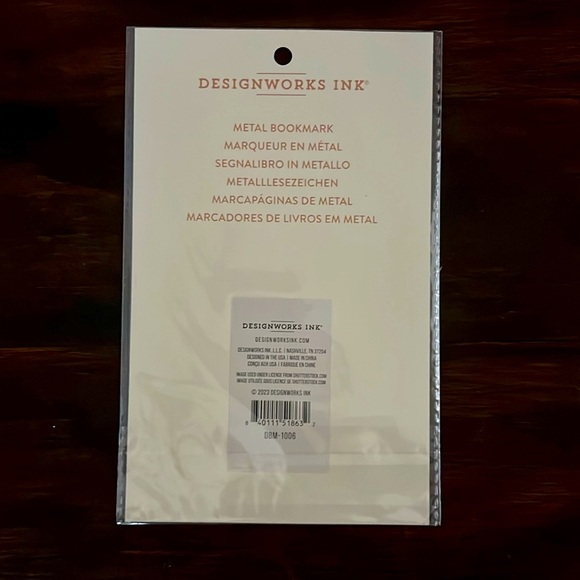 Designworks Ink Metal Hourglass Bookmark - Picture 2 of 2